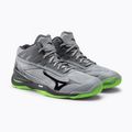 Men's volleyball shoes Mizuno Wave Mirage 2.1 Mid green X1GA187037 5