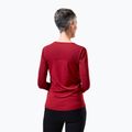 Women's trekking longsleeve Berghaus Voyager Tech Tee Basecrew syrah/red dahlia 3