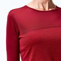 Women's trekking longsleeve Berghaus Voyager Tech Tee Basecrew syrah/red dahlia 6