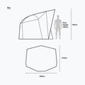 Nash Tackle Titan T1 green fishing tent T4220 6