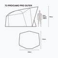 Nash Tackle Titan T2 Camo Pro green fishing tent T4236 8