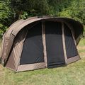 Fox International Retreat+ Ripstop Ventec 2 Man Ext Wrap fishing tent brown CUM203 2