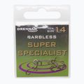 Drennan Super Specialist Barbless silver hooks HESU014