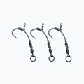 ESP Ronnie Rigs Barbed carp leaders 3 pcs black EHRRHRS004B