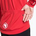 Men's Endura Xtract Roubaix cycling longsleeve red 4