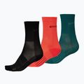 Endura Coolmax Race women's cycling socks 3-pack black