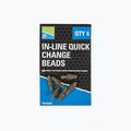 Preston Innovations In-Line Quick Change Beads leader connector 6 pcs brown P0030008