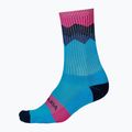 Men's Endura Jagged electric blue cycling socks 2