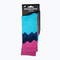 Men's Endura Jagged electric blue cycling socks 4