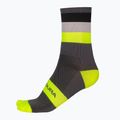 Men's Endura Bandwidth hi-viz yellow cycling socks 2