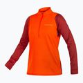 Women's cycling longsleeve Endura Singletrack Fleece paprika