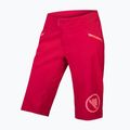 Women's cycling shorts Endura Singletrack Lite Short Sht berry