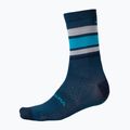 Endura BaaBaa Merino Stripe blueberry cycling socks