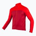 Men's Endura FS260-Pro Roubaix rust red cycling sweatshirt 5