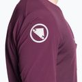 Men's Endura GV500 Foyle Tech aubergine cycling jersey 4