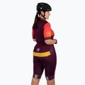 Women's cycling shorts Endura FS260-Pro DS Bibshort aubergine 4