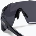 Endura Singletrack Frameless black/platinum revo smoke/clear silver flash sunglasses 4