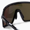 Endura Pro SL black/sunset revo brown/clear silver flash mirror/amber sunglasses 4