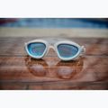ZONE3 Vapour blue/clear/white swimming goggles 2
