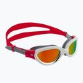 ZONE3 Venator-X Swim goggles silver/white/red SA21GOGVE108