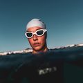 Swimming goggles ZONE3 Venator-X white/silver/polarised revo pink lens 2