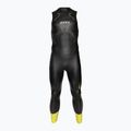 Men's ZONE3 Sleeveless Vision triathlon foam black/lime/gun metal 2