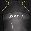 Men's ZONE3 Sleeveless Vision triathlon foam black/lime/gun metal 4