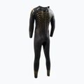 Men's ZONE3 Thermal Aspect Breaststroke wetsuit black/orange/yellow 2