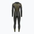 Women's triathlon wetsuit Zone3 Thermal Aspect Breaststroke 2,5 mm black/orange/yellow 3
