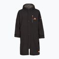 Coat ZONE3 Oversized Polar Fleece Robe Parka black/orange