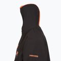 Coat ZONE3 Oversized Polar Fleece Robe Parka black/orange 3