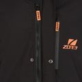 Coat ZONE3 Oversized Polar Fleece Robe Parka black/orange 5