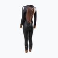 Women's triathlon wetsuit ZONE3 Thermal Agile 3 mm black/gold 2