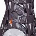 Women's one-piece swimsuit ZONE3 OWS Renew High Neck black/white 4