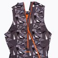 Women's one-piece swimsuit ZONE3 OWS Renew High Neck black/white 5