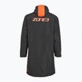 ZONE3 Recycled Robe Parka coat black/grey/orange 2