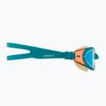 ZONE3 Attack teal/cream/cooper swimming goggles 3