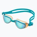 ZONE3 Attack teal/cream/cooper swimming goggles 6