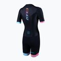 Women's triathlon suit ZONE3 Activate+ Trisuit black/neon 2