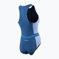 Women's wetsuit ZONE3 Yulex Sleeveless multi blue/white 2