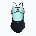 Women's one-piece swimsuit ZONE3 Strap Back black 2