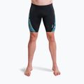 Men's swim jammers ZONE3 Performance Speed teal tie dye 3