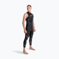 Men's triathlon wetsuit ZONE3 Glide Sleeveless Wetsuit black/grey 5