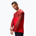 Men's Endura Core Printed flame red cycling longsleeve 2