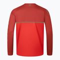 Men's Endura Core Printed flame red cycling longsleeve 4