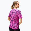 Women's cycling jersey Endura Grid Floral Ltd W pink pop 3