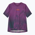 Women's cycling jersey Endura Singletrack Print W end purple 6