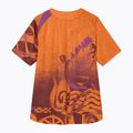 Men's cycling jersey Endura Singletrack Print end orange 2