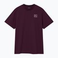 Cycling shirt Endura Stacked Logo Graphic Tee black cherry