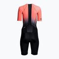 Women's thriathlon suit HUUB Commit Long Course Suit black/coral 2